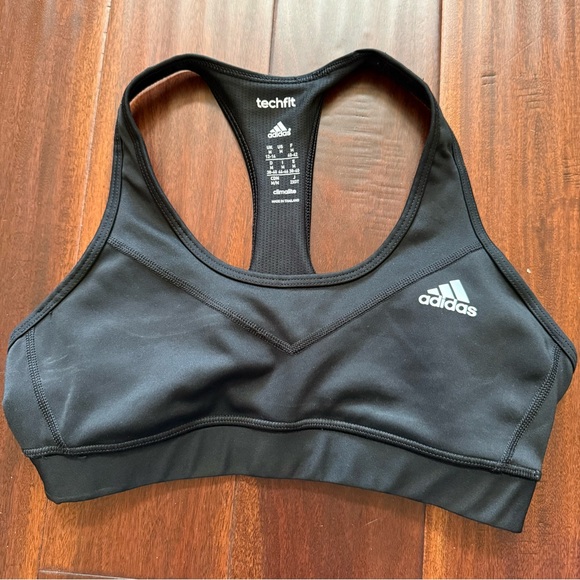 adidas Other - Adidas Techfit Black Sports Bra Size M